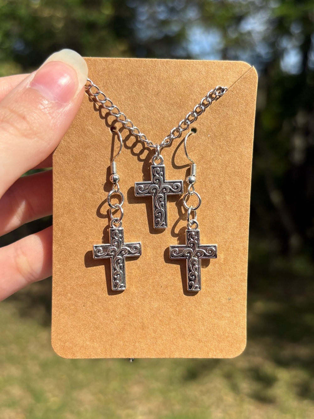 Cross Jewelry Set